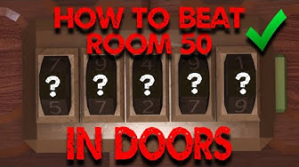 Roblox Doors: How to Solve Level 50 - Touch, Tap, Play