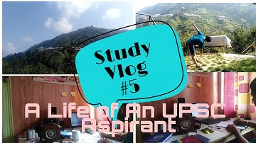 A Life of An UPSC Aspirant | Study Vlog #5 | Amit Shohal