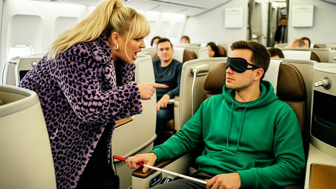 Karen Said a Blind Person Like Me Isn’t Allowed in First Class — Until She Realized Who I Was.