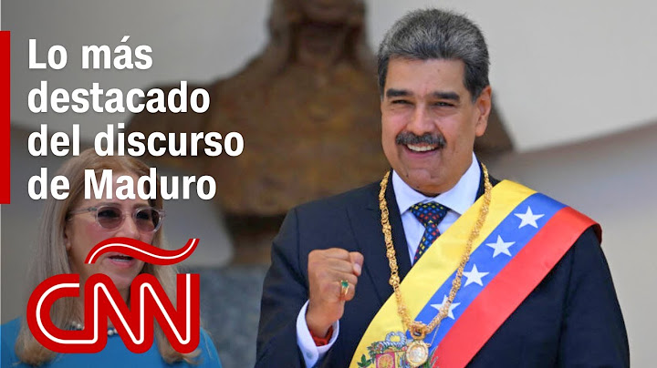 Las frases más destacadas del discurso de Maduro al iniciar su tercer mandato