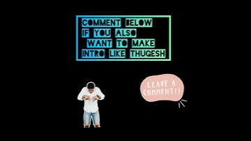 🔥@Thugesh Intro Breakdown | How to make Intro like Thugesh in Kinemaster #short#YouTube short#