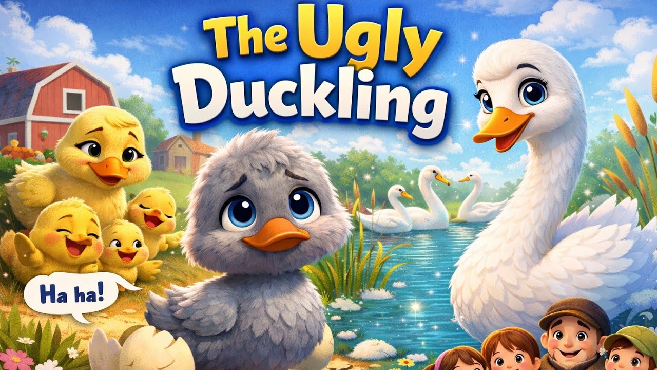 The Ugly Duckling | Bedtime Story for Kids|Animated Moral Story 