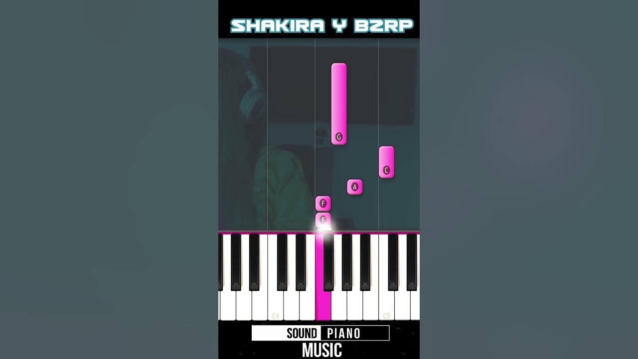 Como Tocar Shakira / BZRP / Music Sessions #53 / Piano Tutorial - YouTube