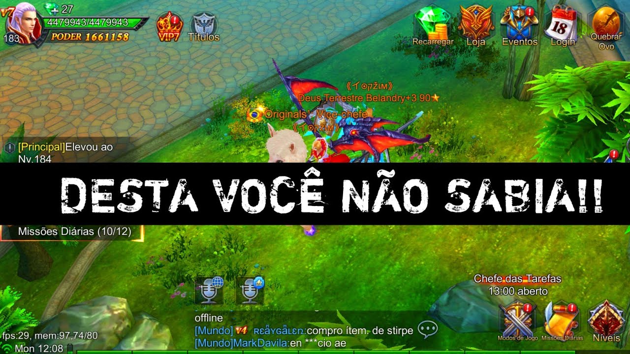 (Especial 900 Inscritos) Mine Funções que são úteis  - Goddess Primal Chaos Mobile MMORPG - YouTube