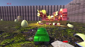 Demolition game(unity game engine)