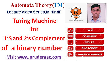 Turing Machine for 1