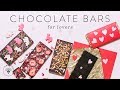 3 DIY CHOCOLATE BARS + Packaging for Valentine's Day 🍫🍫🍫💖😍 | HONEYSUCKLE