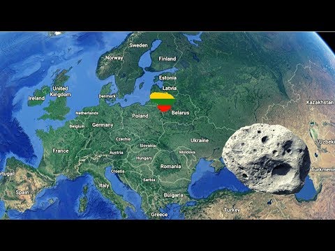 Video: Kas nutiktų, jei asteroidas atsitrenktų į vandenyną?