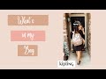 Whats in my bag  kipling maisie diaper bag backpack