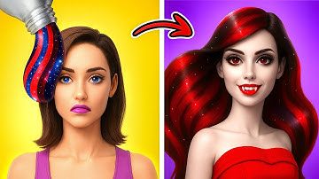Queen B’s Vampire Glow-Up After Heartbreak 💔🧛‍♀️ DIY Hacks & Dark Drama!