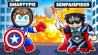 Taking Over Roblox Avengers Tycoon with SmartyPie! screenshot 1