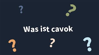 DAM-System cavok in 3 Minuten