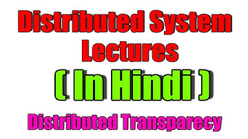 Distributed Transparency Explain In Hindi |(Shivani Review)