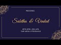 Sabitha  venkat wedding live streaming
