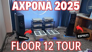 Axpona 2025 12th Floor Tour - Esoteric, Geshelli, Fidelity Imports, Playback Distribution