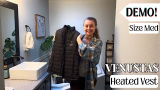 Review + First Impression of Venustas Heated Vest from Amazon