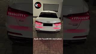 Audi A4 Facelift RS Heckleuchten Animation freischalten / codieren. #rsanimation #audia4b9 #a4b9fl
