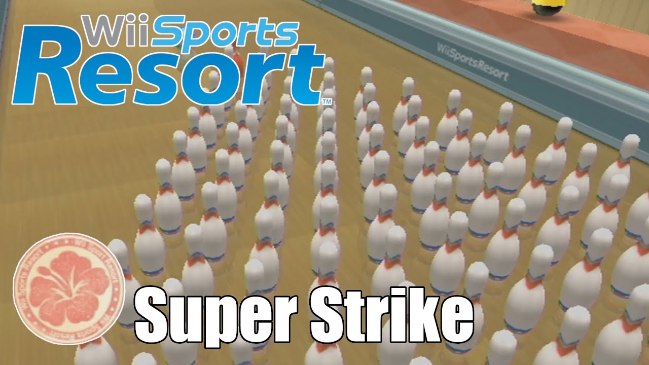"Super Strike" Stamp Bowling 100Pin Wii Sports Resort (Wii) 66 YouTube