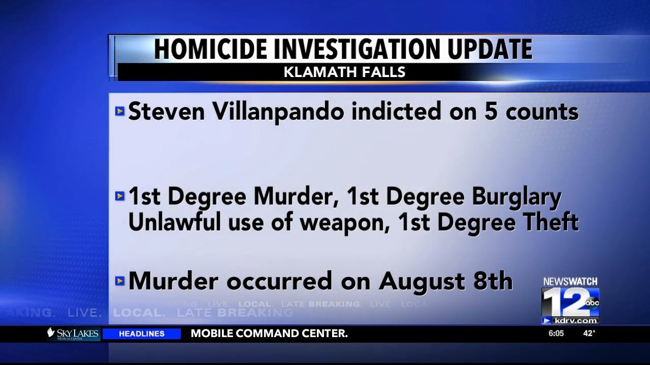 Klamath Falls murder suspect indicted for first-degree murder, first ...