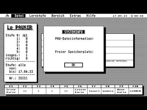 ATARI ST Le Pauker 3 03 In Jan 92 By Werner Zimmermann, Josef Wiggermann '92 EDUCATIONAL