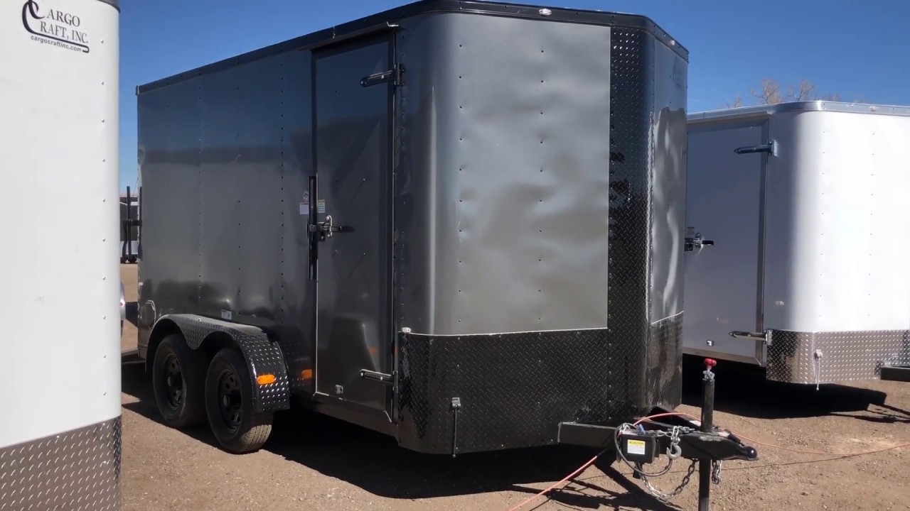 4wheeler helmet New 2018 Cargo Craft 7x14 Blackout Enclosed Cargo