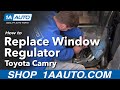 How to Replace Window Regulator 1992-96 Toyota Camry