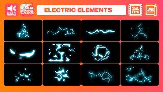 Cartoon Electric Elements
