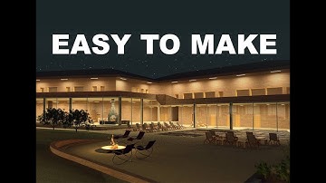 How to setup a Night Rendering in Revit