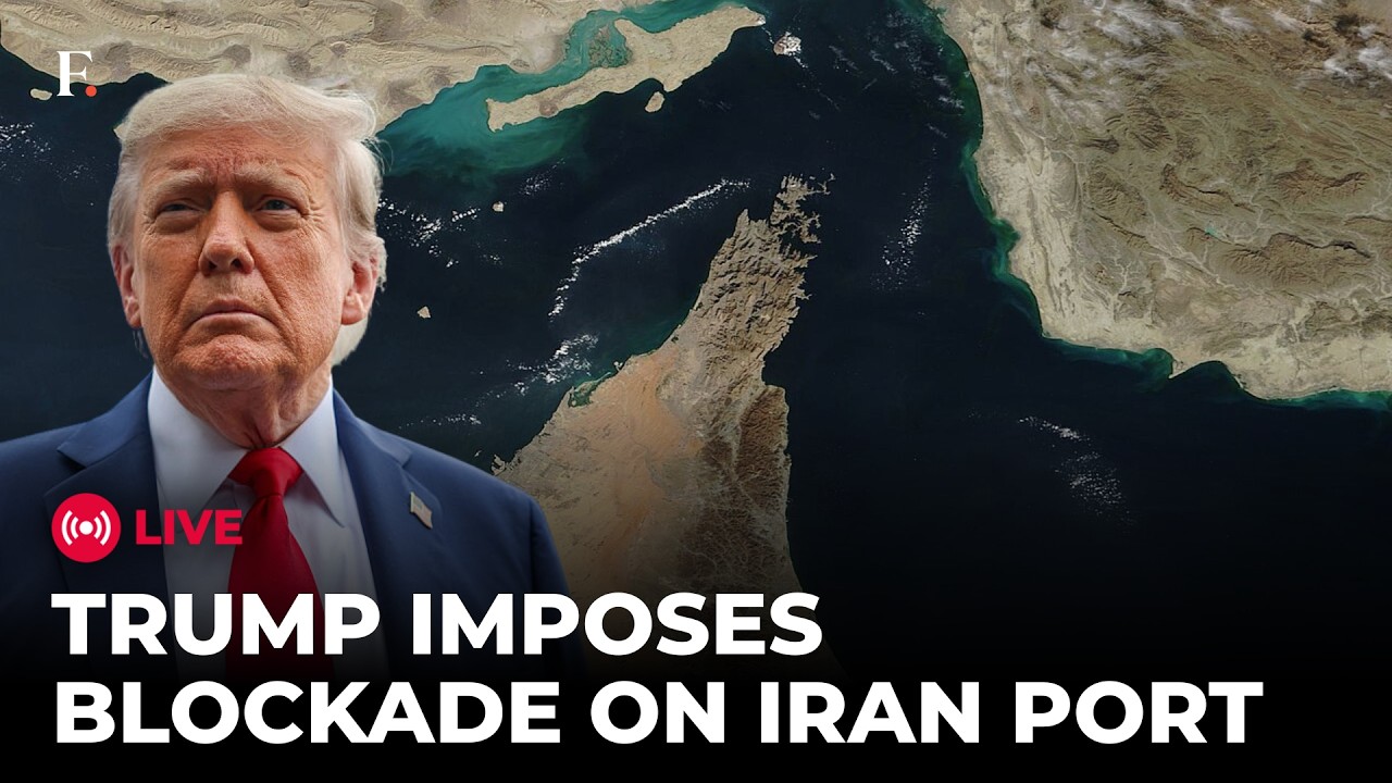 Trump Reinstates Iran Port Blockade, Vows 20% Charge on Cargo | US IRAN WAR LIVE thumbnail