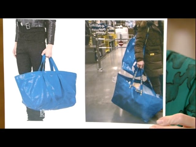Balenciaga's Arena tote is a 2,145 version of the Ikea bag