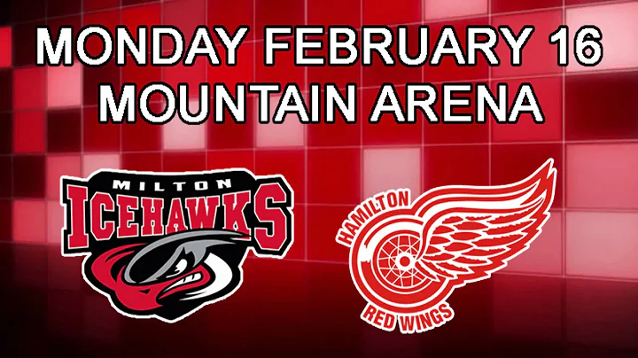 Milton Icehawks at Hamilton Red Wings OJHL Highlig...