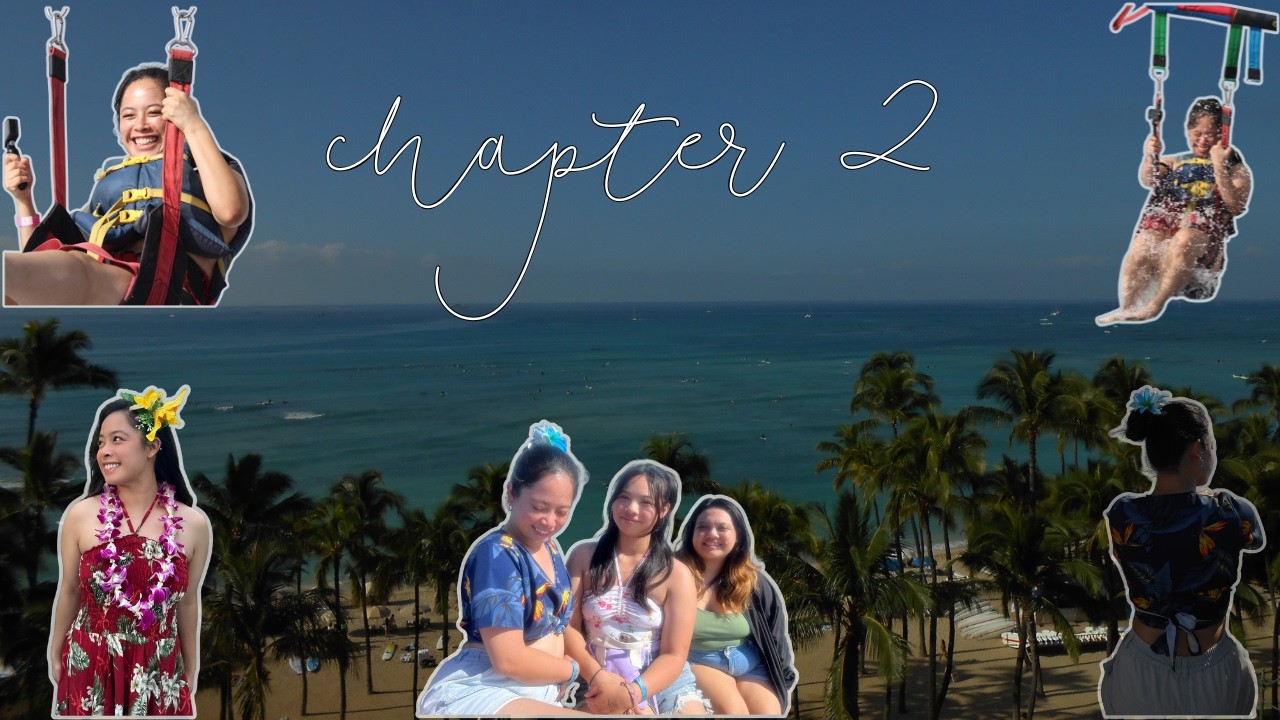We went to Hawaii | ch.2 | glass bottom boat , parasailing , ho’okipa terrace & luau