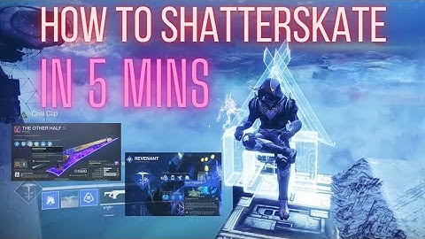 Destiny 2 - How To Shatterskate (Hunter skate) In 5 Minutes - CONSISTENTLY on console