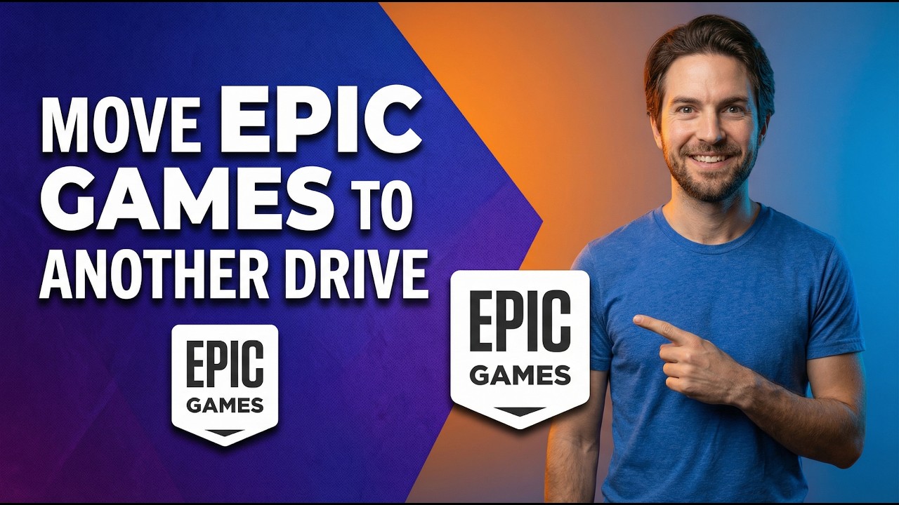 How To Move Epic Games To Another Drive (Easy Guide) - YouTube