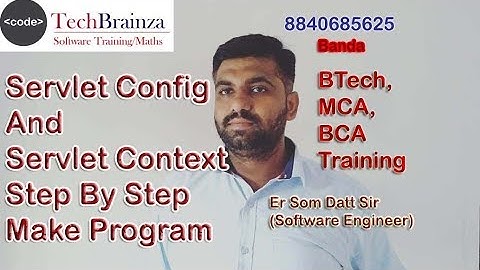 Servlet Config And Servlet Context Example