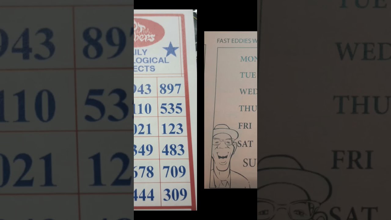 Lottery Sheets From The Streets 07 08 25