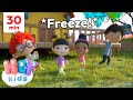 Freeze Dance Song and More! | Dance Songs for Kids | Hey Kids Nursery Rhymes