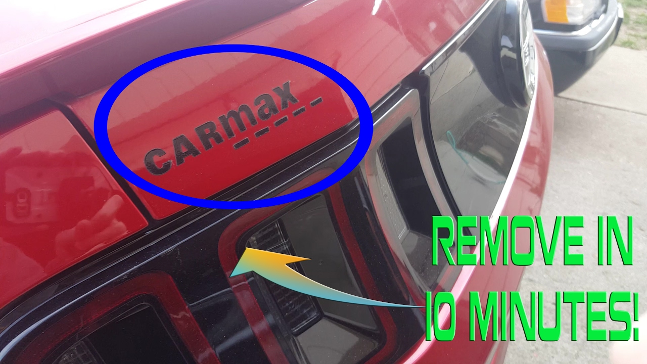 How To Remove A Sticker From Car How To Remove Sticker/Decals (CARMAX Sticker) in Minutes! - YouTube