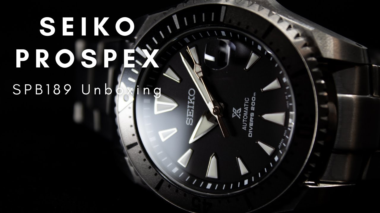 Seiko Prospex SPB189 Unboxing - YouTube