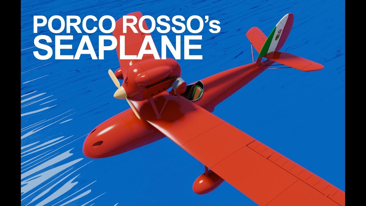 life size porco rosso plane life size porco rosso plane