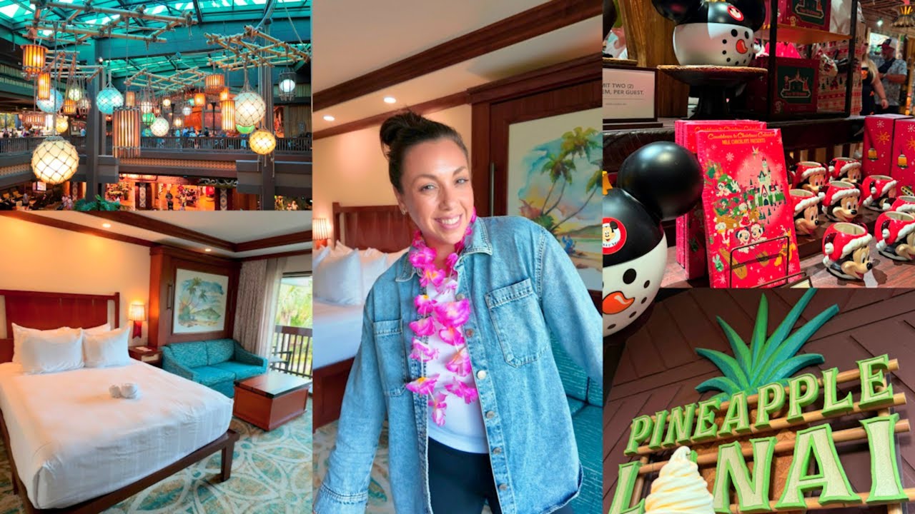 Всемирный день путешествий в Диснейленде ✨ Курорт Disney в Полинезии, экскурсия по комнатам, Охан...