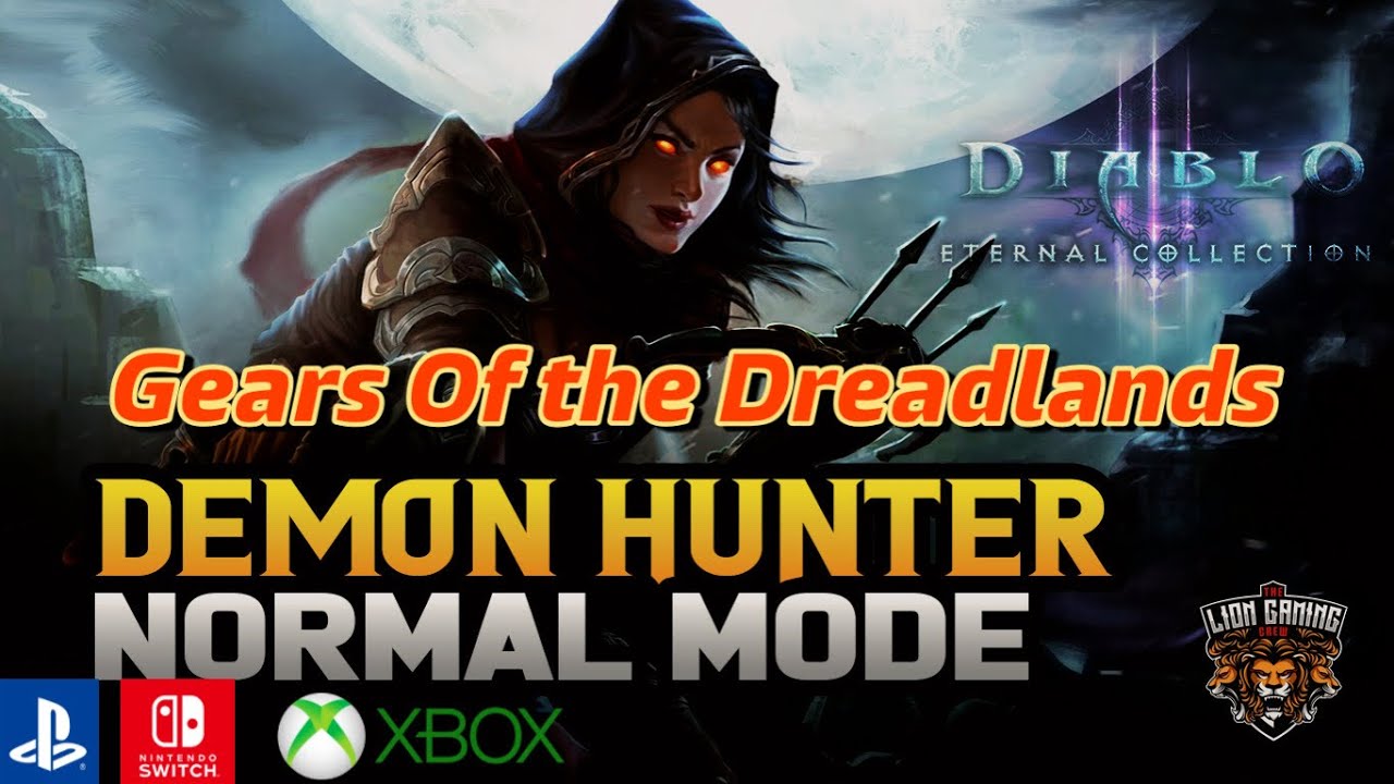 “Gears of the Dreadlands - Outcast” Demon Hunter Build Guide Diablo 3 (Free Modded Gear PS4/5)