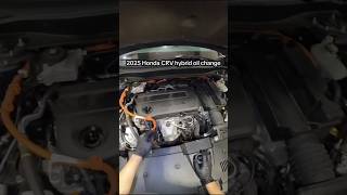 Honda CRV first oil change at 10k miles.#cars #oil #hondacrv #restore #mechanic #maintenance #viral