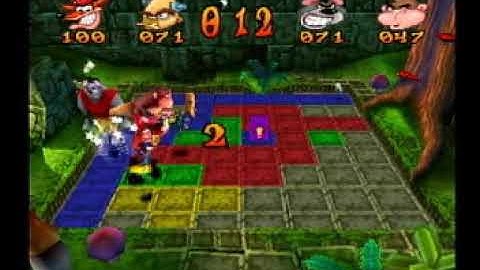 crash bash pogo painter gameplay ps1