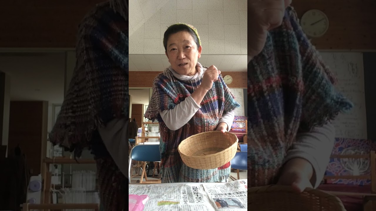 誰でも出来るザル一閑張り - YouTube
