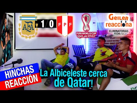 Argentina 1-0  Perú | Reacción de Hinchas Colombianos | Eliminatorias Sudamericanas 2021 fecha 12