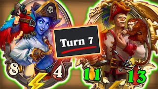Super Early Golden Tethys! | Hearthstone Battlegrounds
