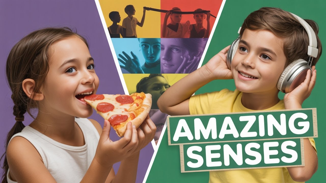 Discover FIVE Amazing Senses for KIDS! - YouTube