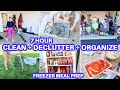 EXTREME CLEAN + ORGANIZE WITH ME  | EXTREME CLEANING MOTIVATION | GARAGE DECLUTTER | FREEZER MEALS