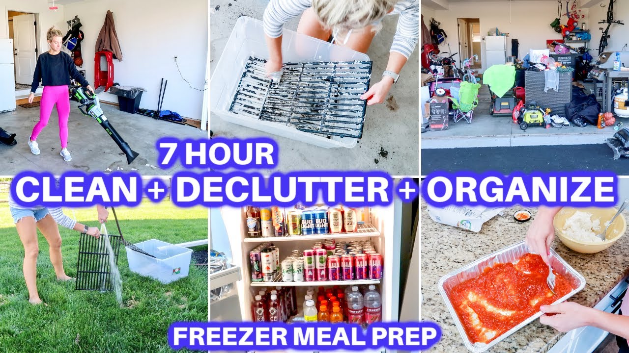 EXTREME CLEAN + ORGANIZE WITH ME | EXTREME CLEANING MOTIVATION | GARAGE ...